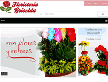 Tablet Screenshot of floresgriselda.com